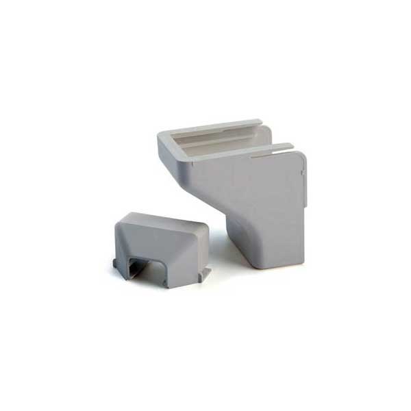 HellermannTyton TSR2W-50 1-1/4" Raceway Ceiling Drop Cap, White