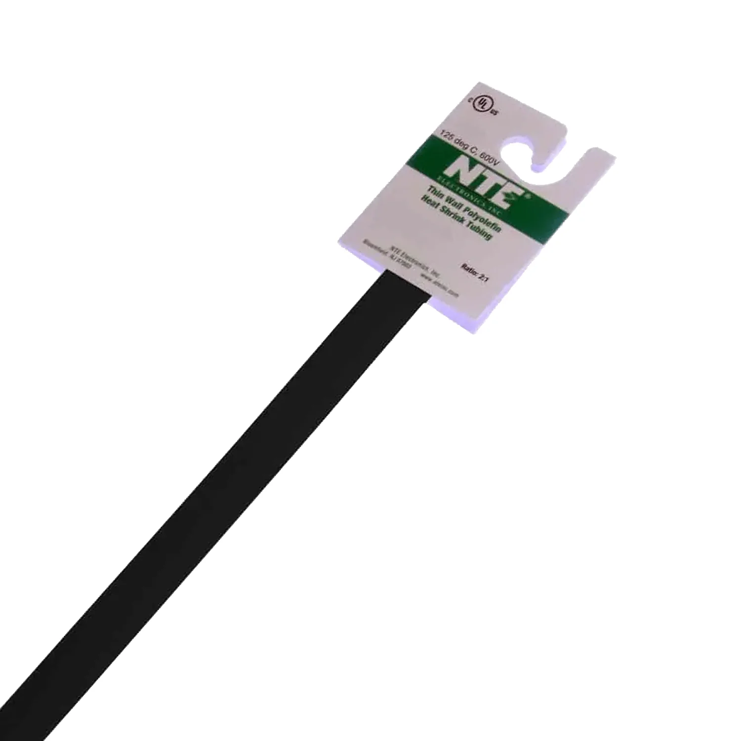 1/2 Inch Thin Wall Heat Shrink, 2:1, Black, 100FT Roll