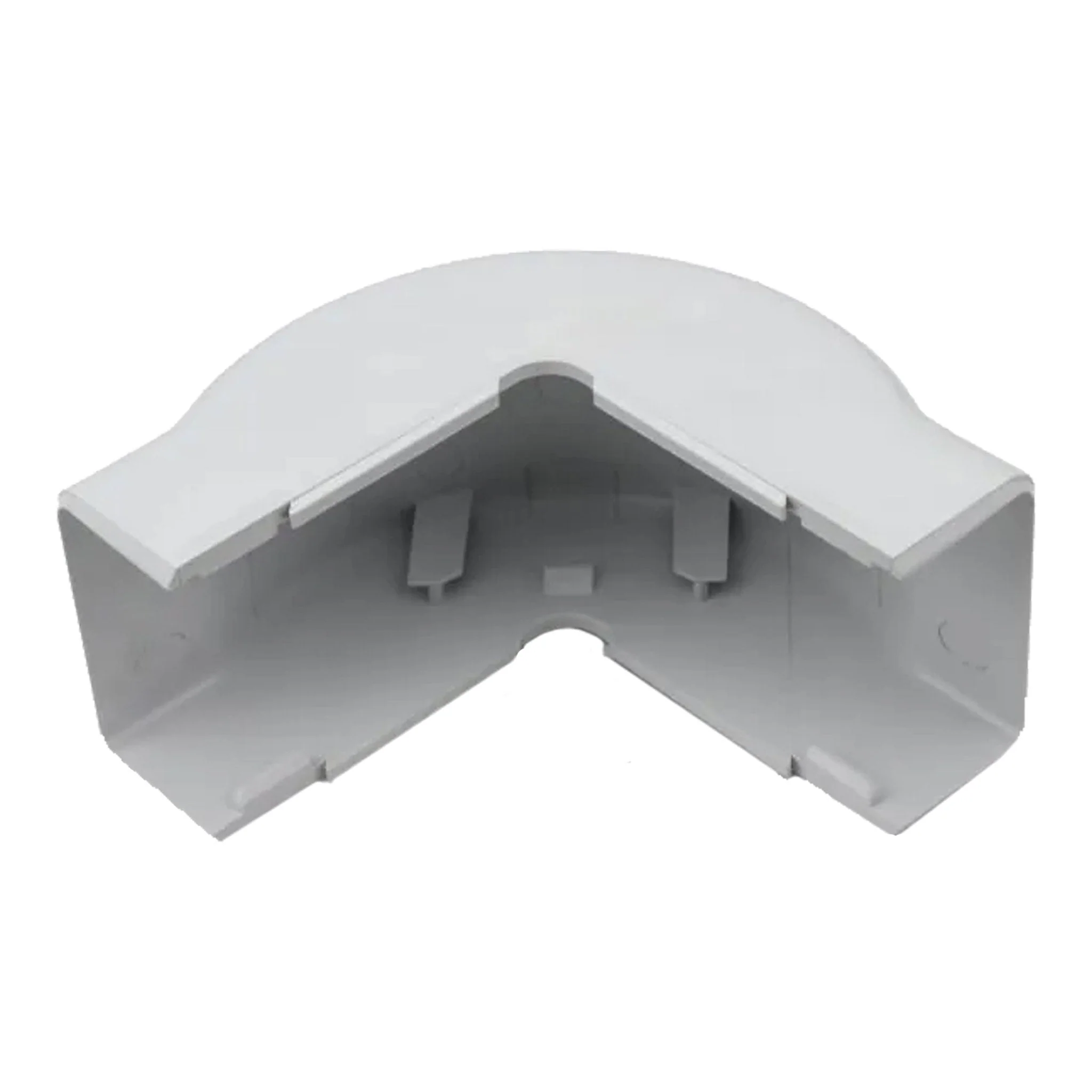 HellermannTyton TSR3W-29-1 1-3/4" Raceway external corner cover, 1" bend radius, White