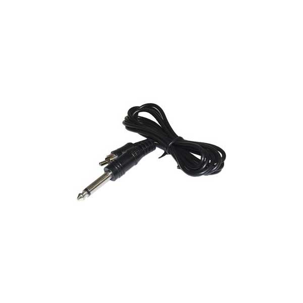 1/4" Mono Phone Plug to RCA Plug - 6'