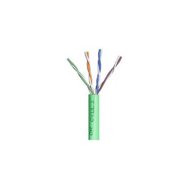 Green Cat5e Cable, 24AWG, 4-Pair, 350MHz, 1000FT Box