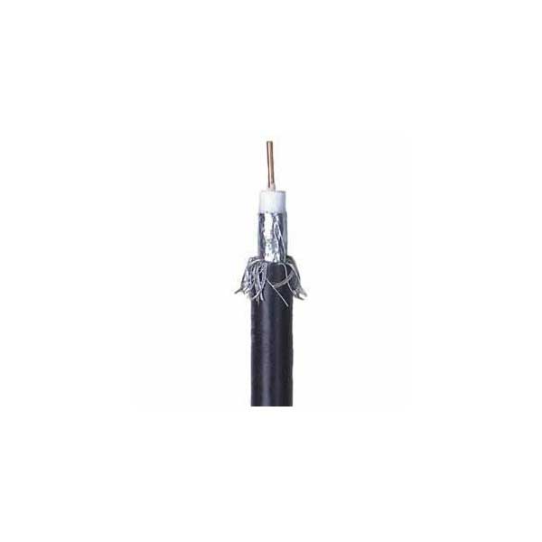 RG11/U 60% AL BRD W/WATER BLOCK TAPE UV RATED 3000 GHz DIRECT BURIAL BLACK 1000 FT