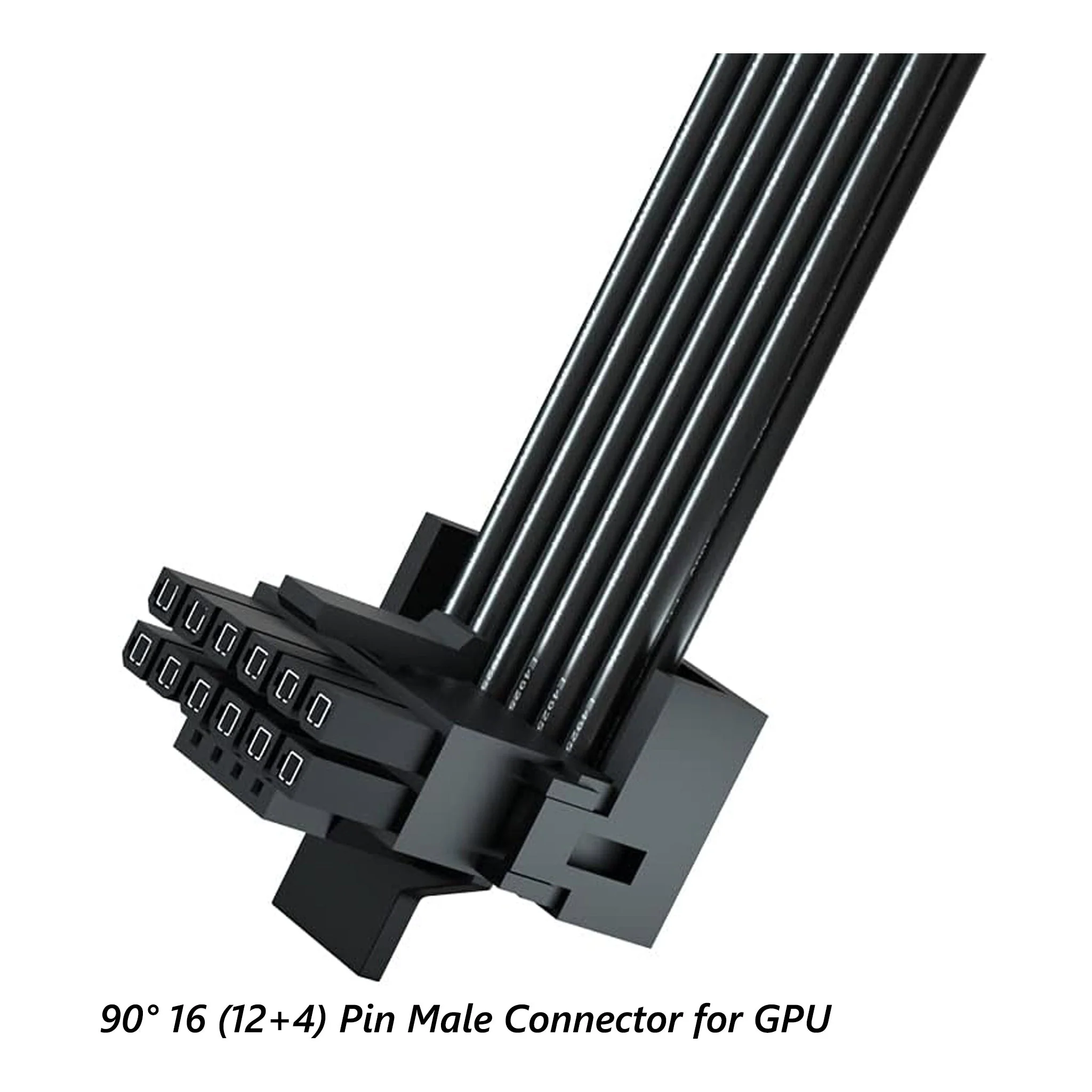 Altex Preferred MFG 12VHPWR-RA PCI-e 5.0 12VHPWR 16 Pin Right Angle Adapter Female to Male Extension Cable - Image 4