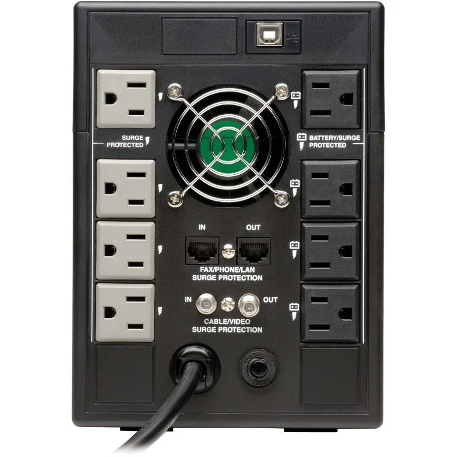 Tripp Lite SMART1300LCDT 1300VA UPS Smart LCD Back Up Tower - Image 2