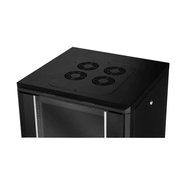 16U Floor Standing Lockable Network Server Rack Enclosure Cabinet with Glass Door | 600x600mm | STV-EFC-16U6060GS - Image 3
