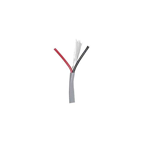 Condumex 656021-1K 18AWG, 2 Conductor, Unshielded Cable, PVC, Grey, 1000FT Spool