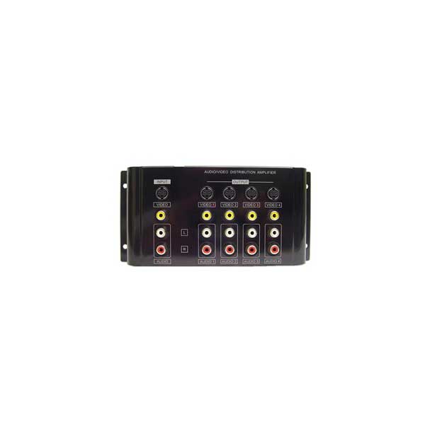 1x4 Composite/S Video/Analog Audio Distribution Amplifier