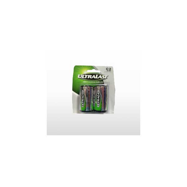 2 Pack C Battery Carded