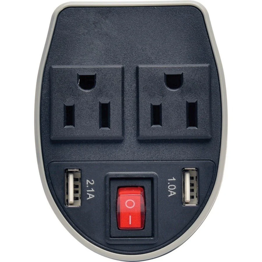 Tripp Lite 200W Car Inverter Cup Holder 12V 120V 2PT USB Charging 2 Outlet - Image 5