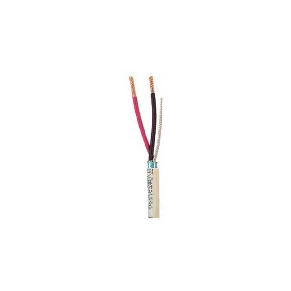 Tappan PLS-222-1K 22AWG, 2 Conductor, Plenum, Shielded Sound & Security Cable, 1000FT Spool