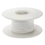 Jonard Tools R24W-0100 24 AWG Kynar Wire, Wire Wrap, White, 100FT Roll