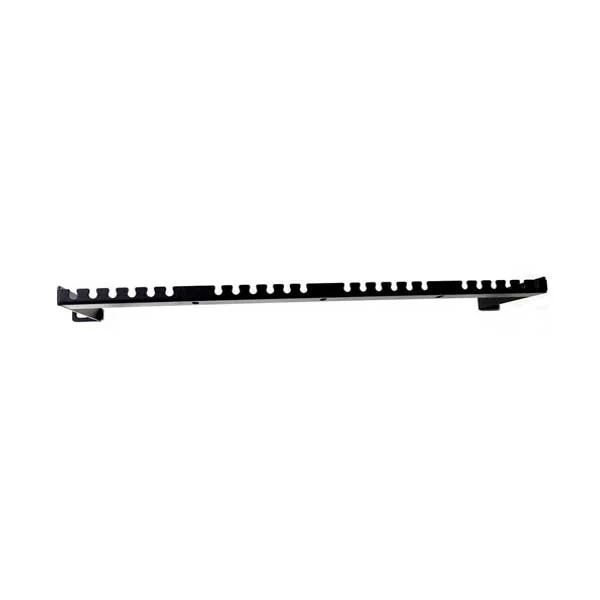 3" 24-Port Fiber & Copper 0U Rackmount Cable Management Barwith Grommets