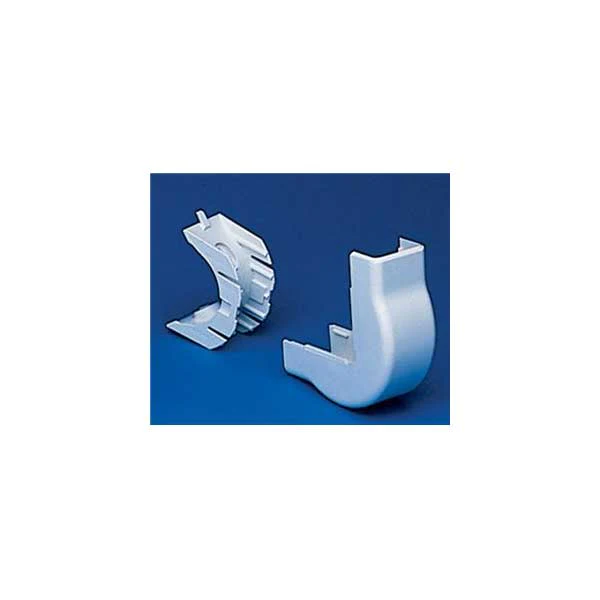 HellermannTyton TSR1I-29-1 3/4" Raceway External corner cover, 1" bend radius, Ivory