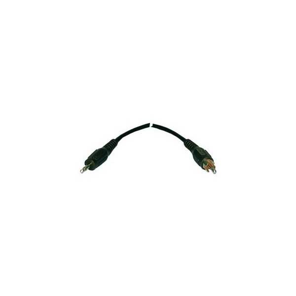 3.5mm Mono Plug to RCA Plug - 6'