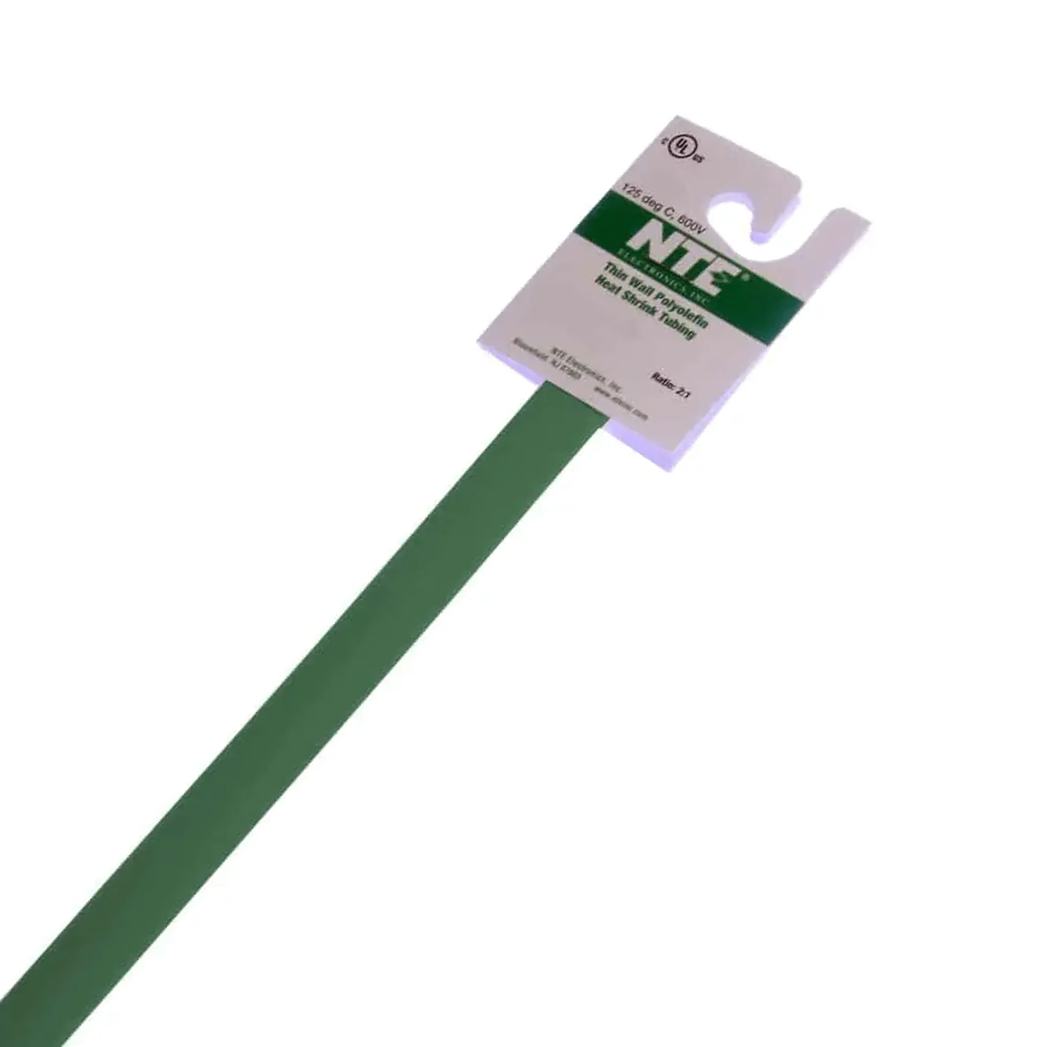 3/8 Inch Thin Wall Heat Shrink, 2:1, Green, 4FT