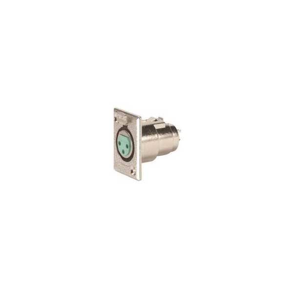 3 Pin XLR Female Panel Mount Connector