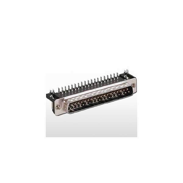 37-Pin Solder Type D-Sub Connector (Right Angle, Male)