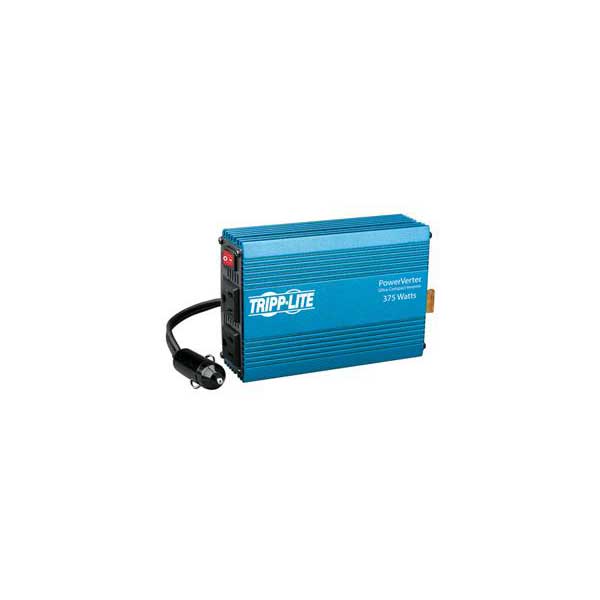 Tripp Lite 375W PowerVerter Ultra-Compact Car Inverter with 2 Outlets