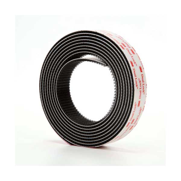 3M Dual Lock Reclosable Fastener 400/170 Black, 1 in x 10 ft