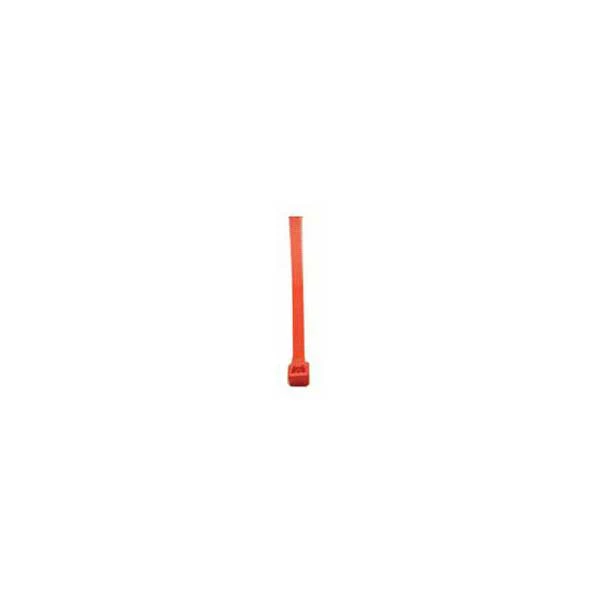 4" Nylon Cable Ties - Orange / 100 Pack