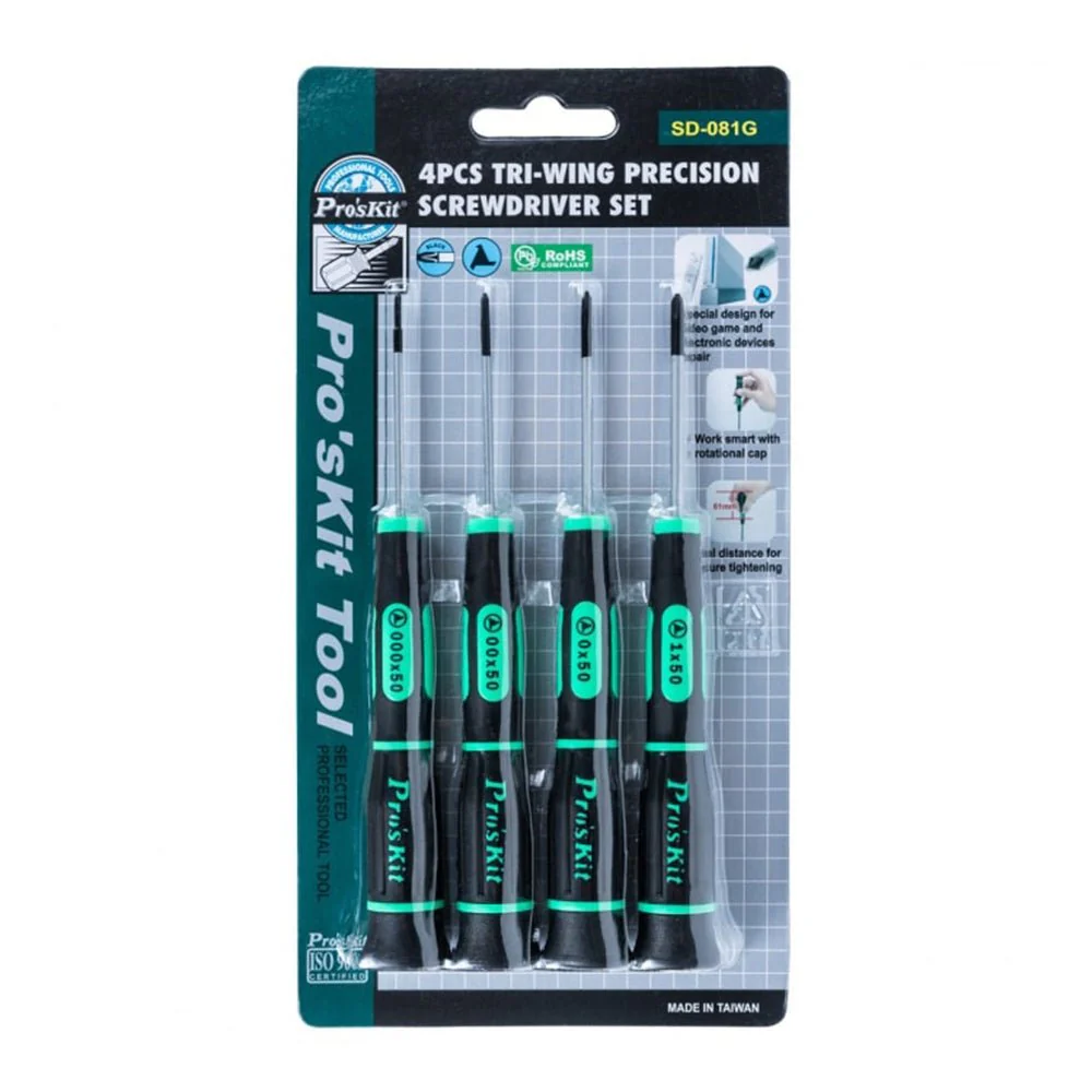 4-Piece TRI-Wing Precision Screwdriver Set - Image 2