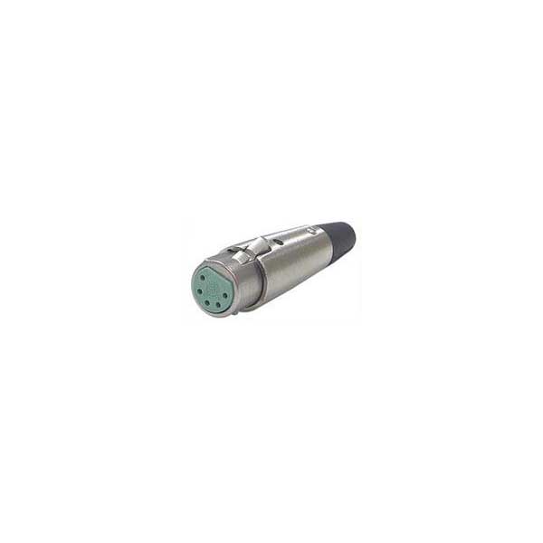 5 Pin XLR Straight Female Cord Plug
