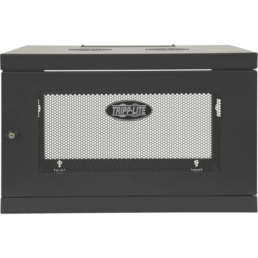 Tripp Lite 6U Wall Mount Rack Enclosure Cabinet Knock Down w/Doors & Sides - Image 3
