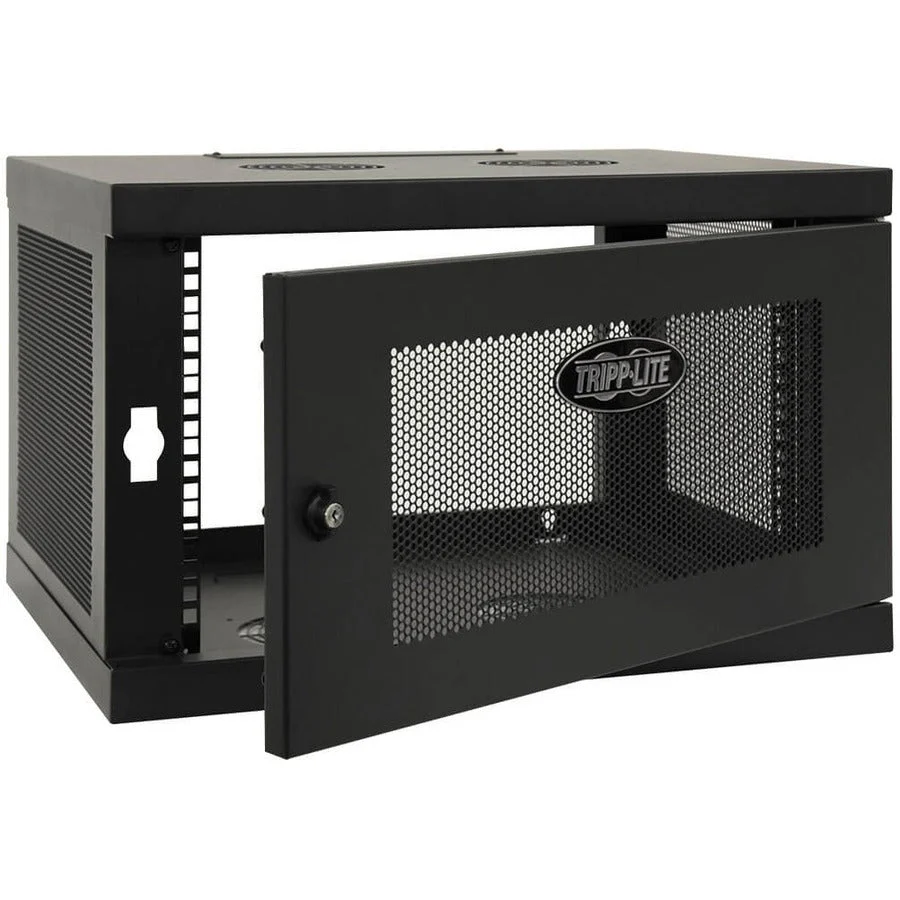 Tripp Lite 6U Wall Mount Rack Enclosure Cabinet Knock Down w/Doors & Sides - Image 7