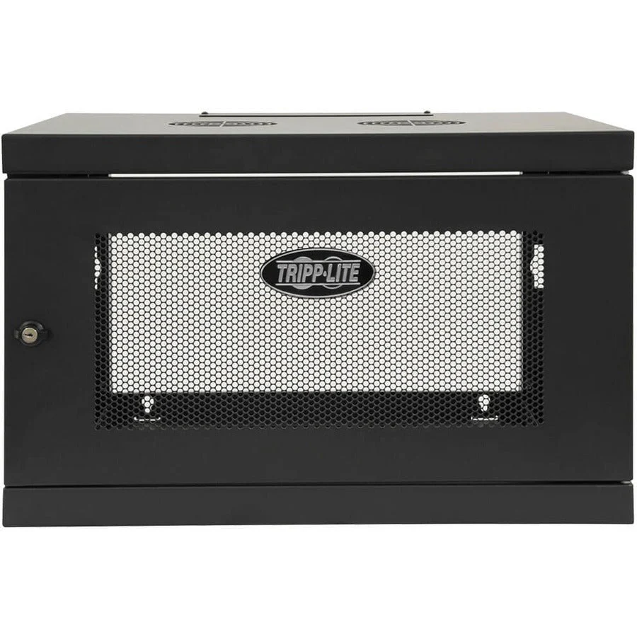 Tripp Lite 6U Wall Mount Rack Enclosure Cabinet Knock Down w/Doors & Sides - Image 8