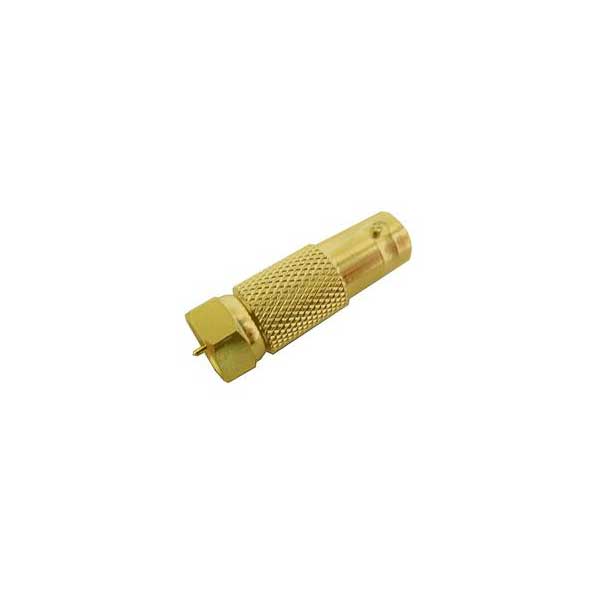 Calrad BNC Female to F Male Adapter - 75 Ohm