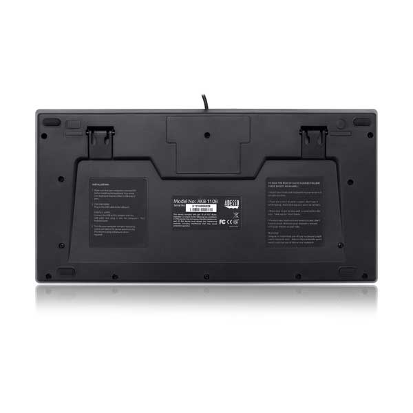 Adesso AKB-110B EasyTouch 110 Mini Keyboard - Black - Image 5