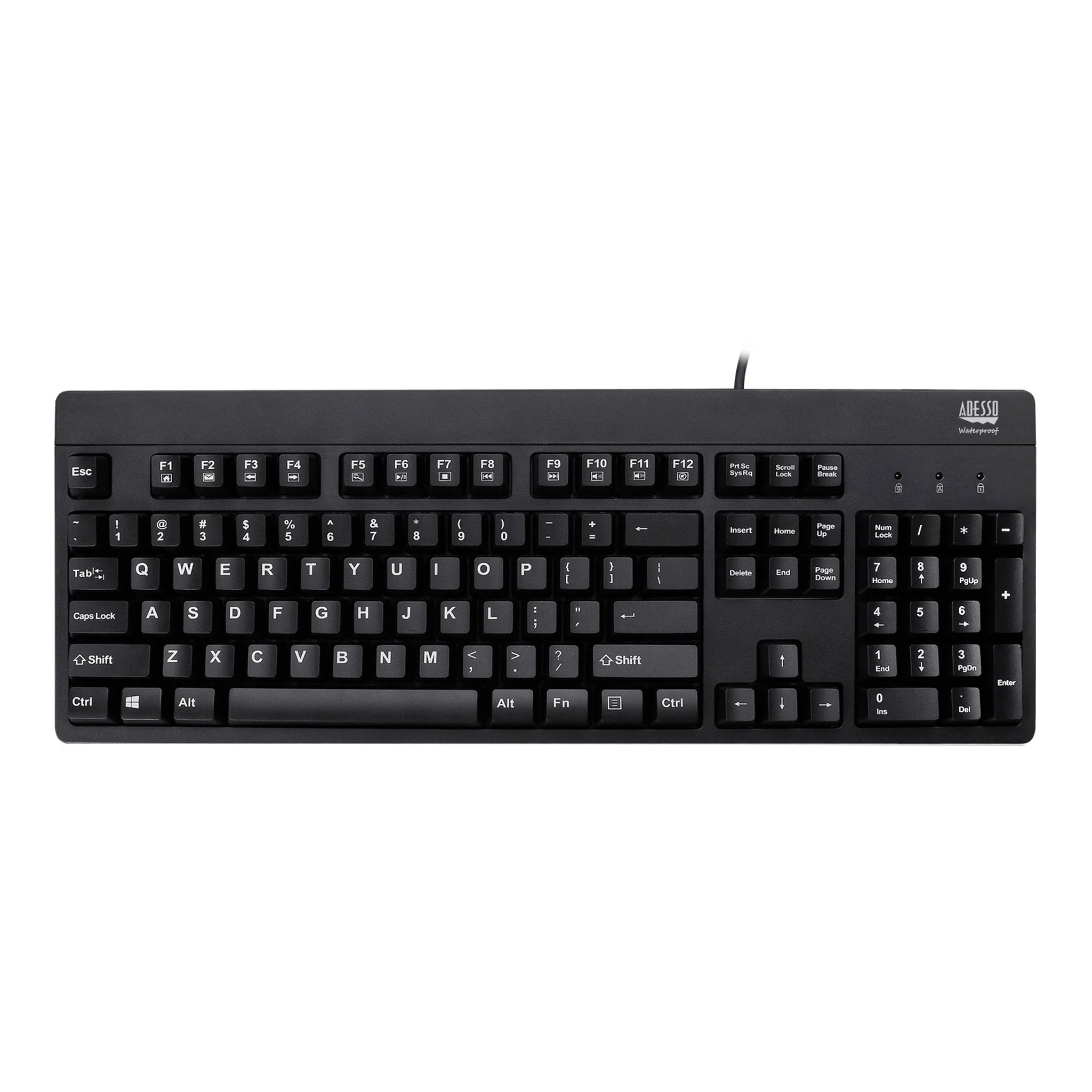 Adesso AKB-630UB EasyTouch 630UB Antimicrobial Waterproof Keyboard - Image 2