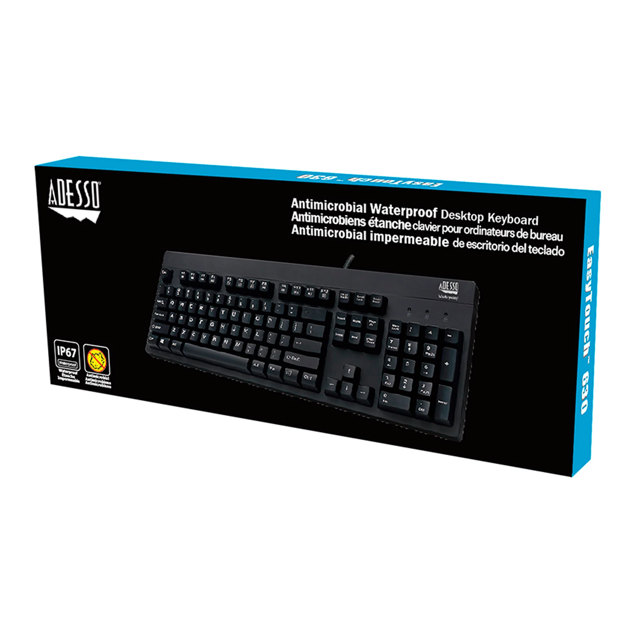 Adesso AKB-630UB EasyTouch 630UB Antimicrobial Waterproof Keyboard - Image 4