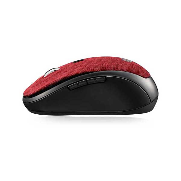 Adesso IMOUSE-S80R iMouse S80R Wireless Red Fabric Optical Mini Mouse - Image 3
