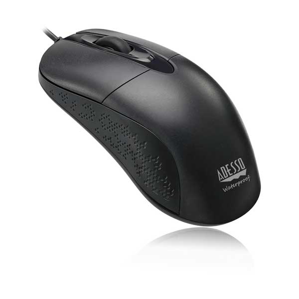 Adesso IMOUSE-W4 iMouse W4 Waterproof Antimicrobial Optical Mouse - Image 2