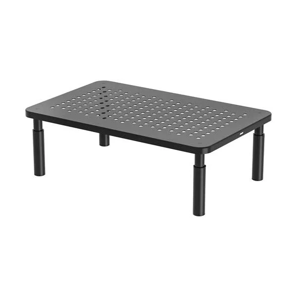 Adjustable Computer Monitor Riser Stand for Desk | Black | STT003