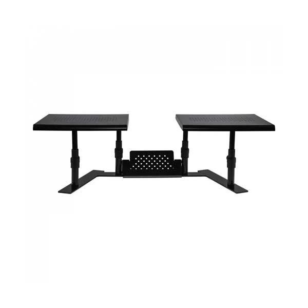 Allsop 31883 Metal Art ErgoTwin Height Adjustable Dual Monitor Stand - Image 3