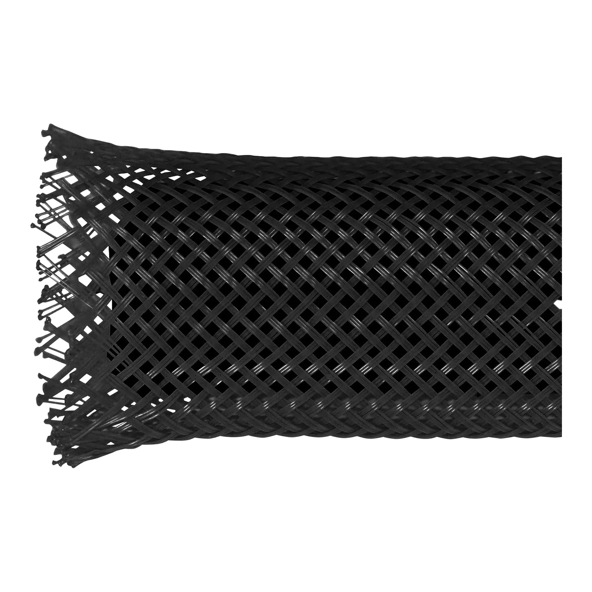 Altex Preferred MFG 1/4" Flame Retardant PET Expandable Braided Sleeving - 10ft - Black