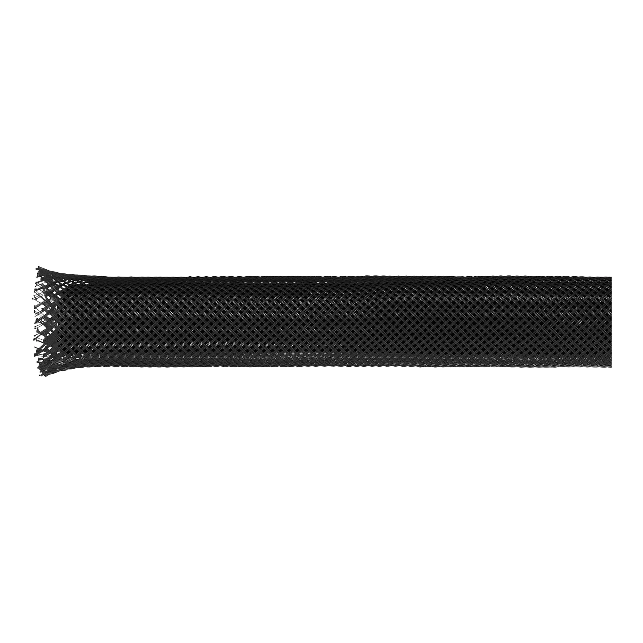 Altex Preferred MFG 1" Flame Retardant PET Expandable Braided Sleeving - 10ft - Black - Image 2