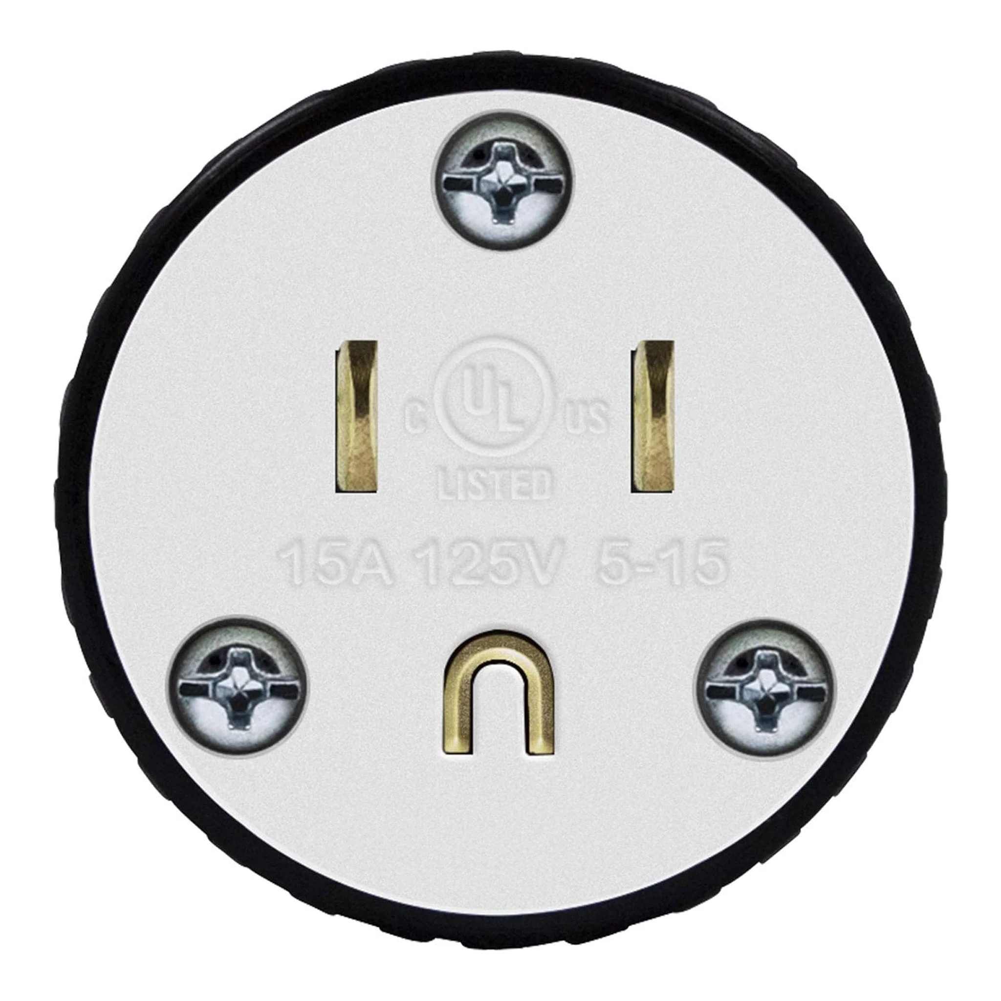 Altex Preferred MFG HD Industrial-Grade 3-Wire 2-Pole 15A 125V 60Hz NEMA 5-15P Male Straight Blade Connector Plug with Grounding - Image 3
