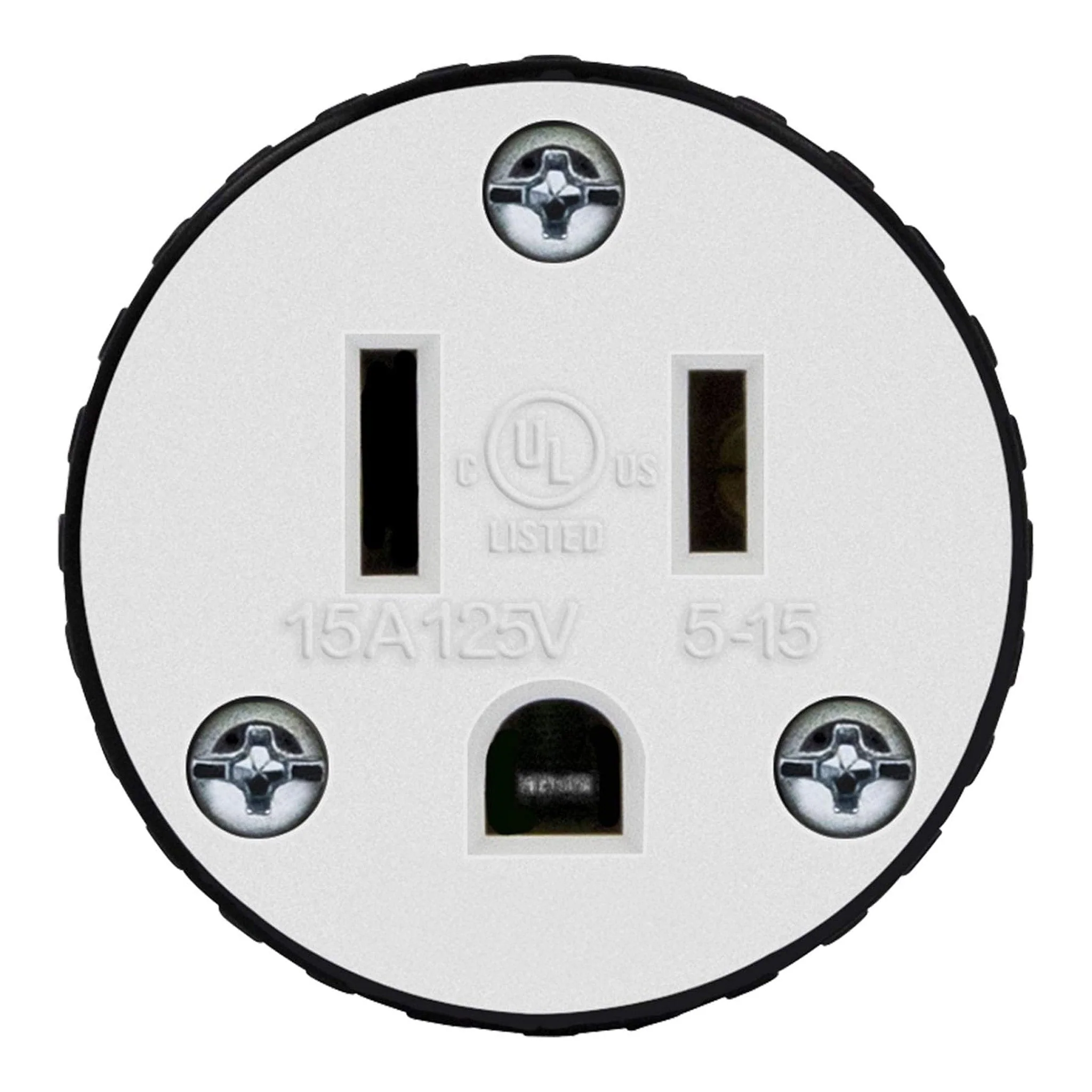 Altex Preferred MFG HD Industrial-Grade 3-Wire 2-Pole 15A 125V 60Hz NEMA 5-15R Female Straight Blade Connector Plug with Grounding - Image 3
