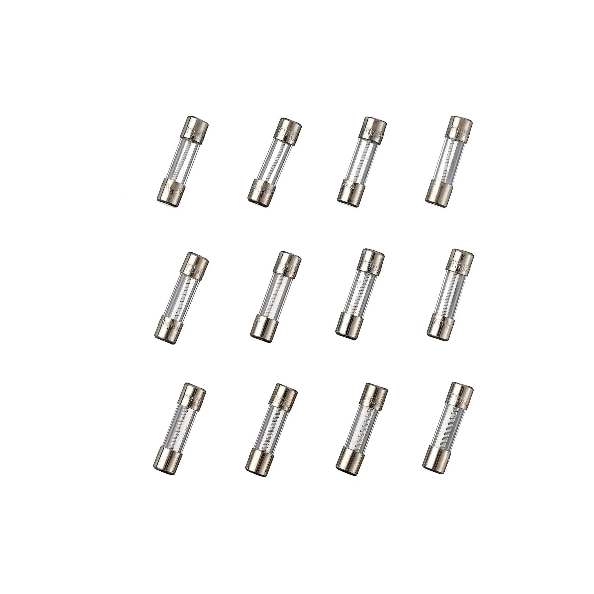 Altex Preferred MFG 60 Pieces 12 Values High Quality Slow Blow Glass Fuse Kit - 5x20mm 250V T0.5A 1A 1.25A 1.6A 2A 2.5A 3A 3.15A 4A 5A 6.3A 10A - Image 4