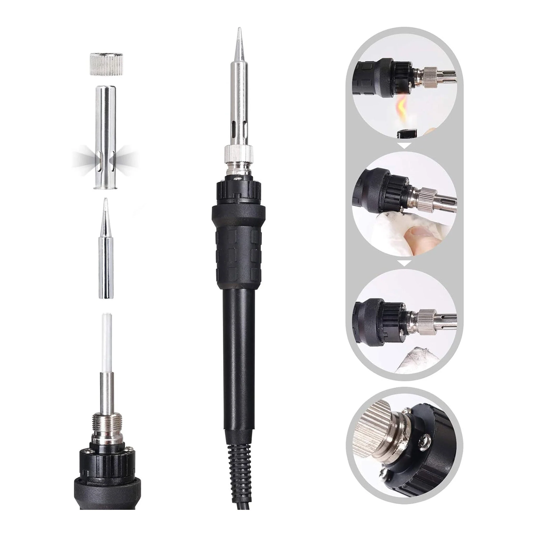 Altex Preferred MFG 60W Digital Soldering Iron Station Kit with LED Display - Image 2