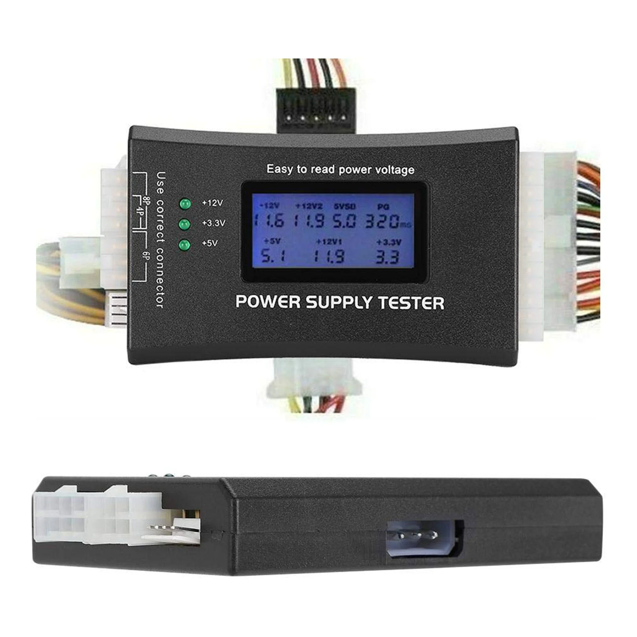 Altex Preferred MFG ATX Power Supply Tester with LCD Display and Audio Fault Alarm - Image 4