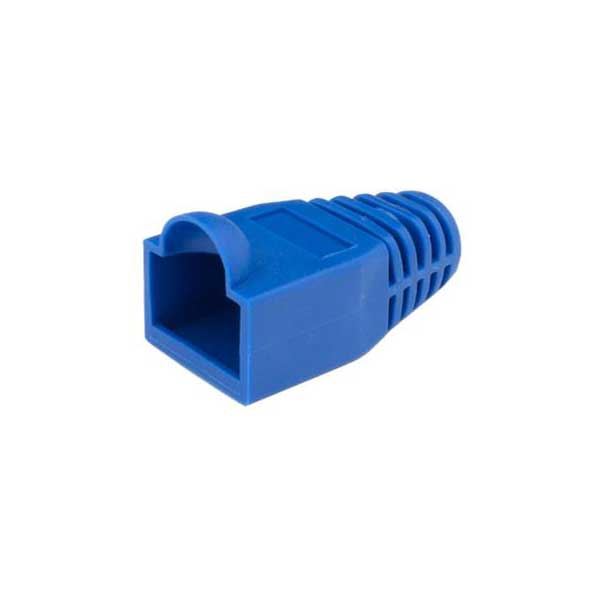Altex Preferred MFG Blue Boot for RJ45 Plug for Cat 6, 6.0MM ID