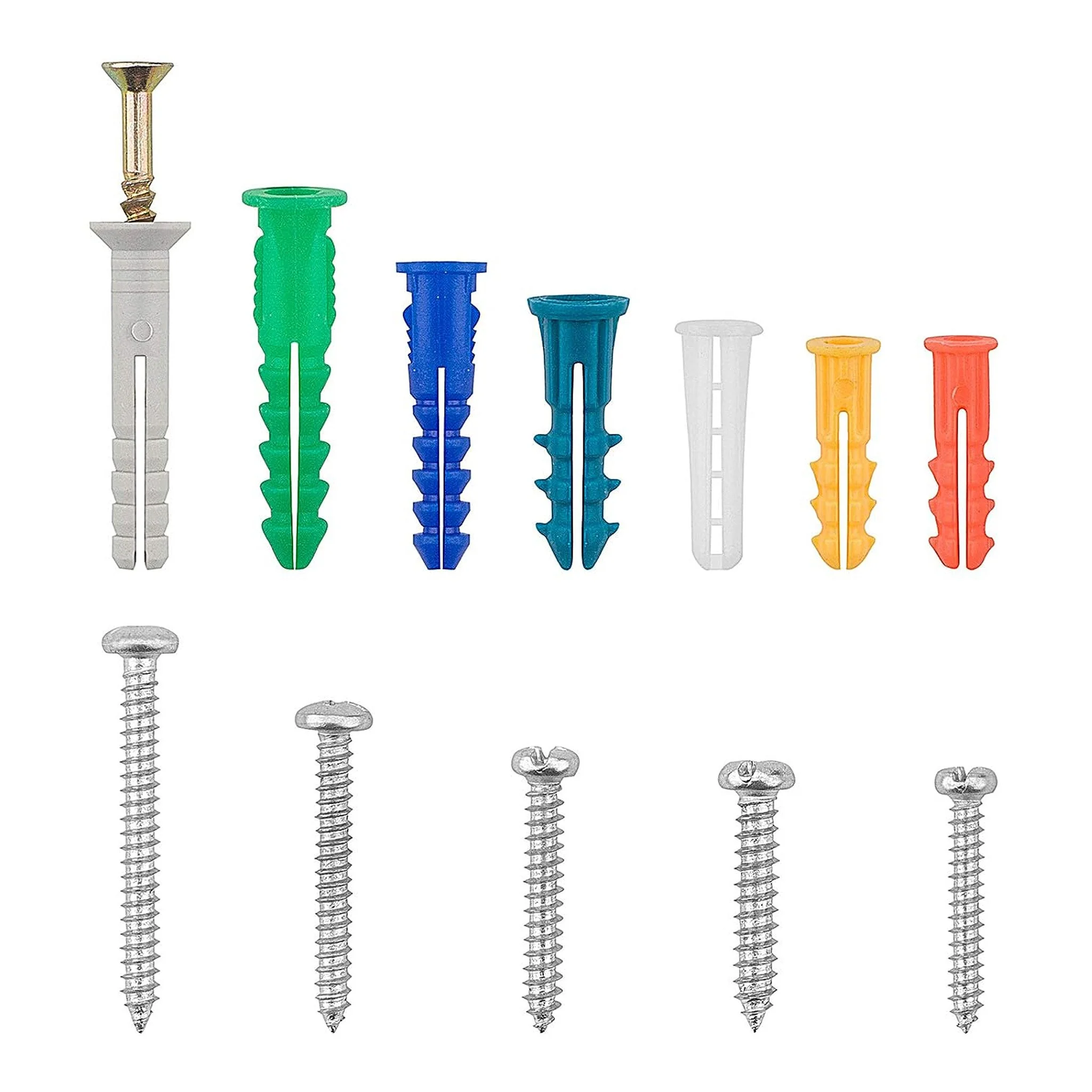 Altex Preferred MFG CO039 144-Piece Drywall Anchor Kit with Screws - Image 2