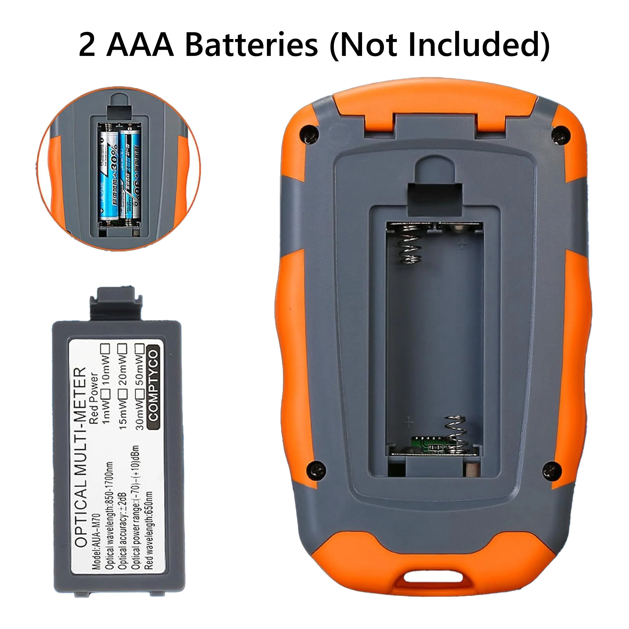 Altex Preferred MFG Fiber Optic Power Meter FC/SC/ST Universal Interface Built-in 10mW Visual Fault Locator (OPM & VFL) with 1pc FC to LC Adapter - FTVFL-10 - Image 2