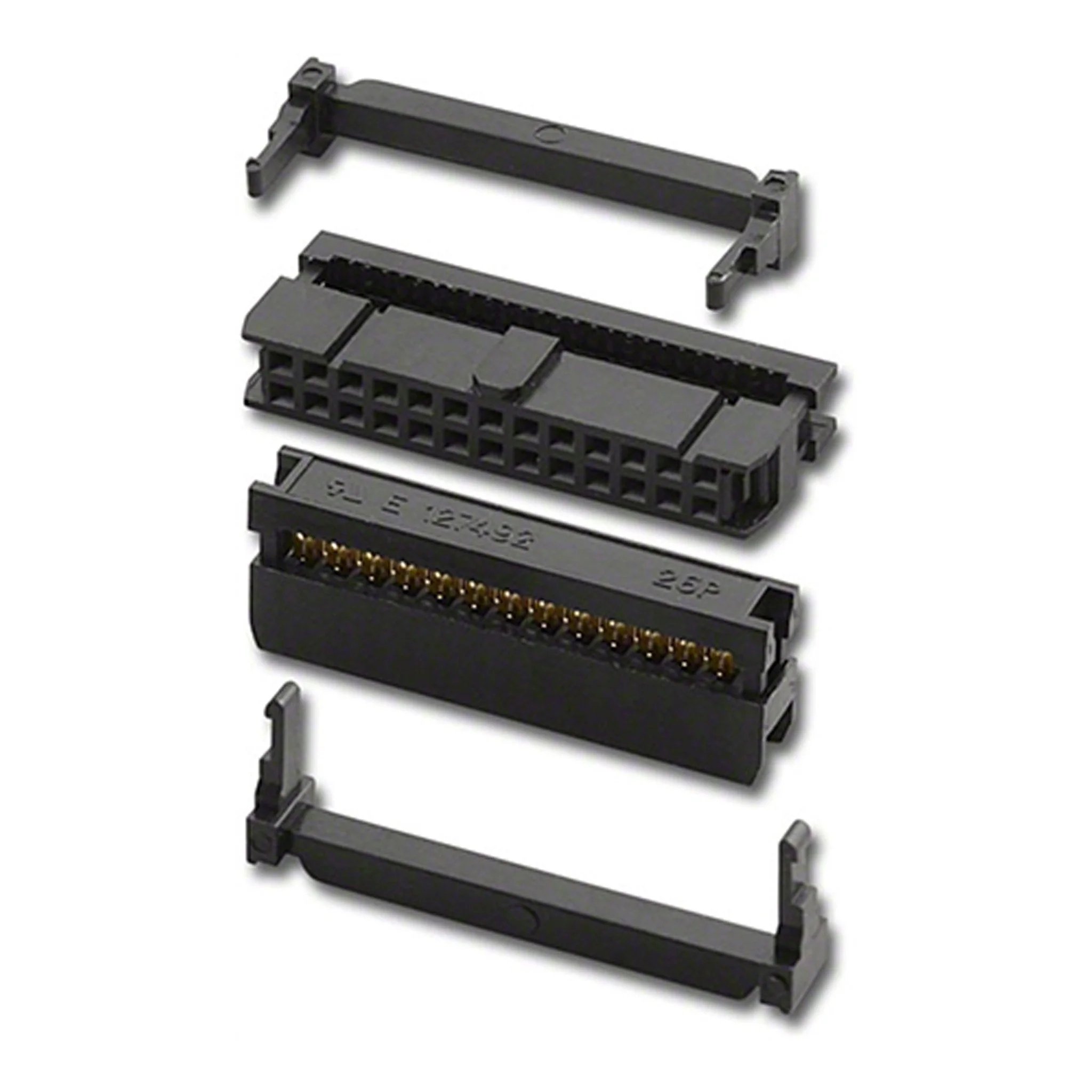 Altex Preferred MFG IDS26 26-Pin/Contact IDC Dual Row Socket Connector with Locking Strain Relief