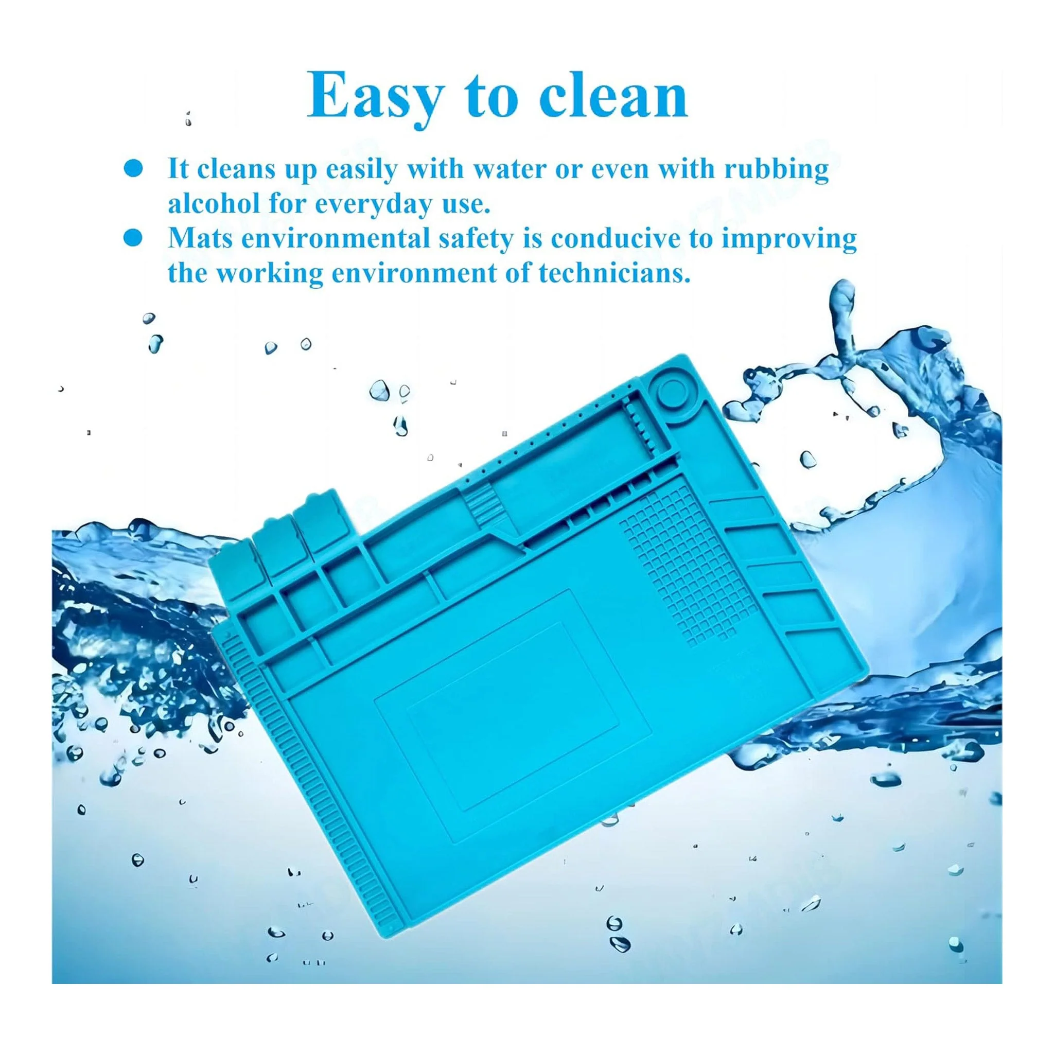 Altex Preferred MFG 17.8" x 11.8" Large Anti-Static Silicone Magnetic Electronic Repair/Soldering Mat - Image 5