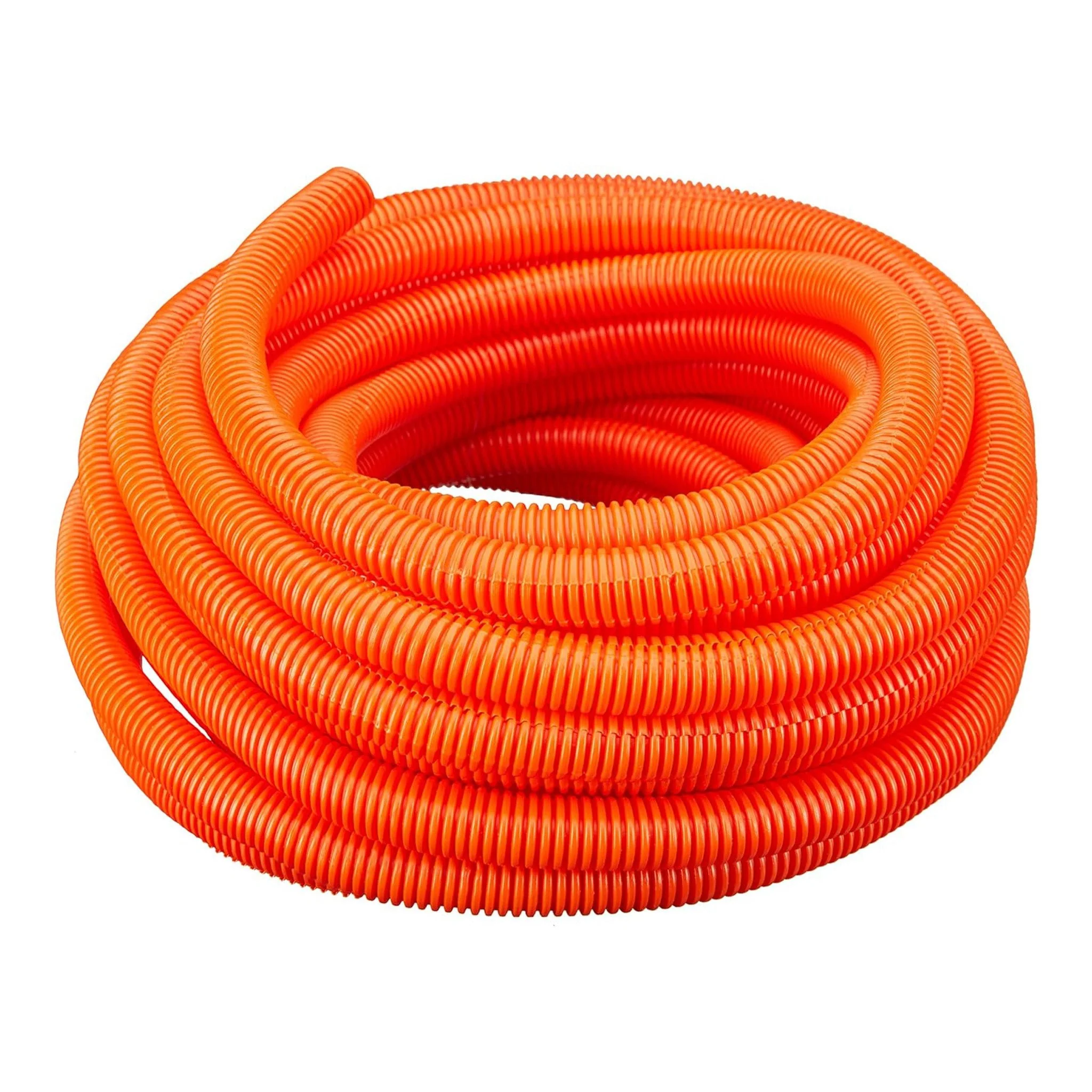 Altex Preferred MFG Corrugated Orange Wire Loom Tubing - 1" I.D. / 100' Roll - Image 2